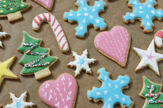 Hafer-Ausstecher mit Royal Icing