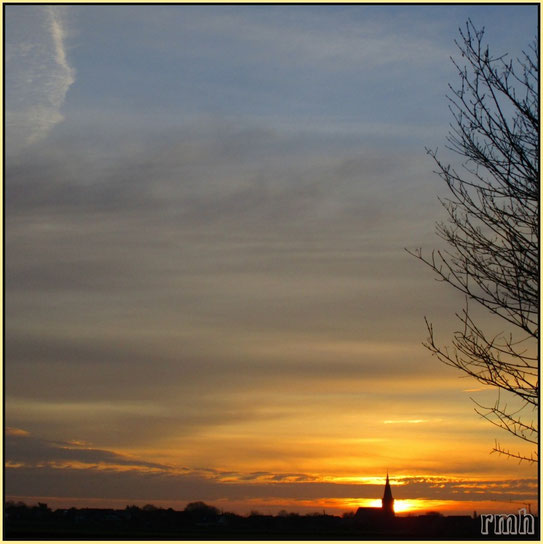 morning hour at sunrise