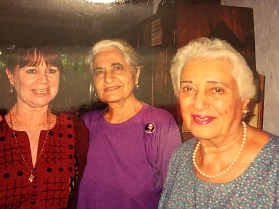 Raine with Meheru and Katie Irani ( far right )