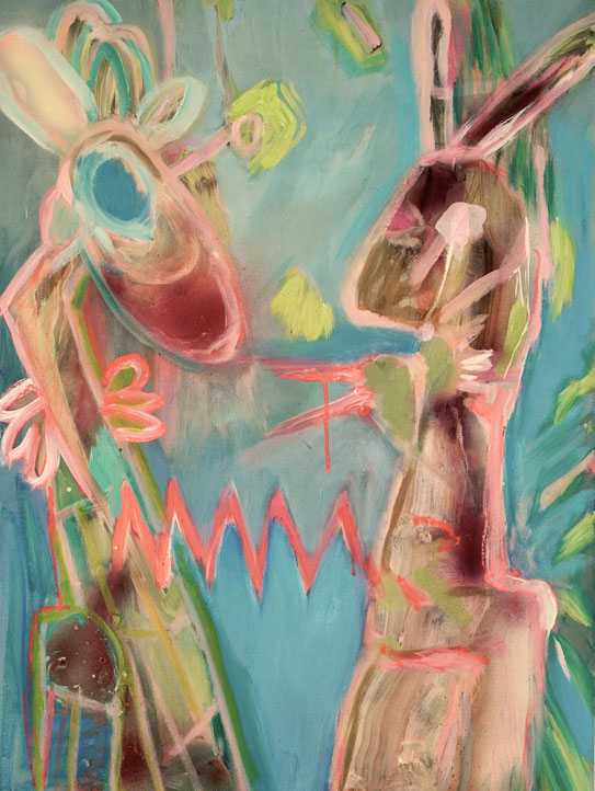 Non-dis, 2025 Acryl auf Leinwand 