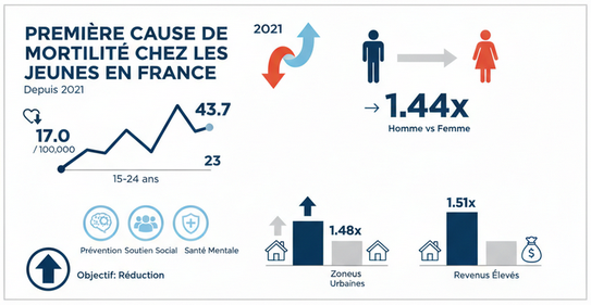 Première cause de mortalité chez les jeunes en France