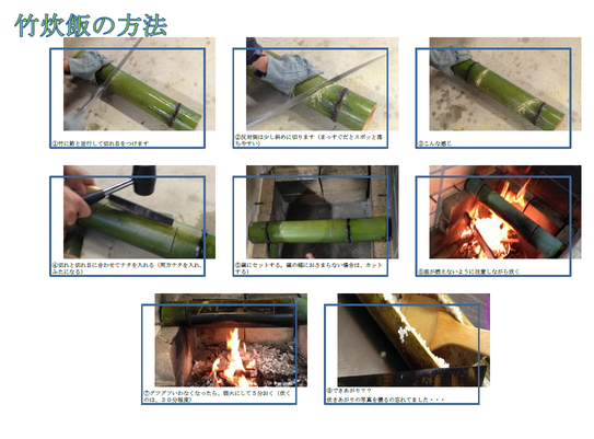 竹炊飯の方法 Kodomo Ikiiki ページ