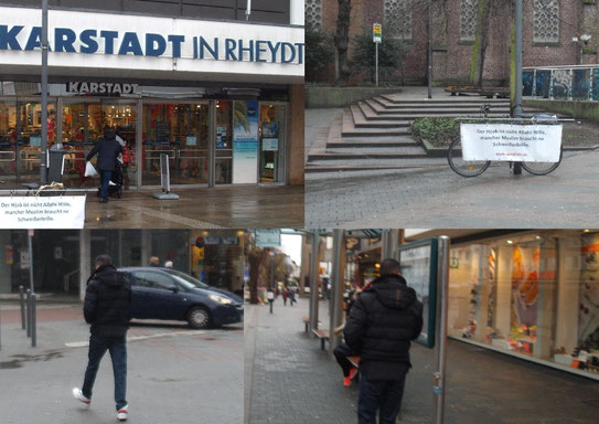 "No Hijab Day" Rheydt, Mönchengladbach, Marienplatz, Kopftuch, APO Pluto, www.apopluto.de