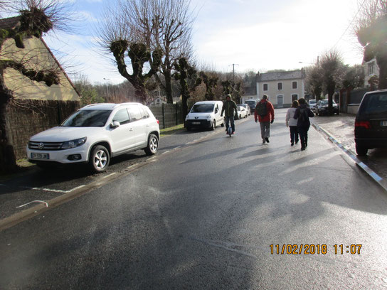 ... inondation, aucun breton en vue ! Partis à 5, Xavier nous a ramené au complet à la gare d'Héricy