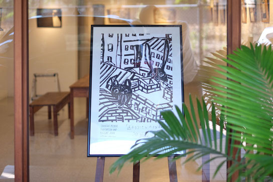 兵庫県西宮市「ギャラリーこもれび」イラストレーター絵本作家ミヤタタカシの展示