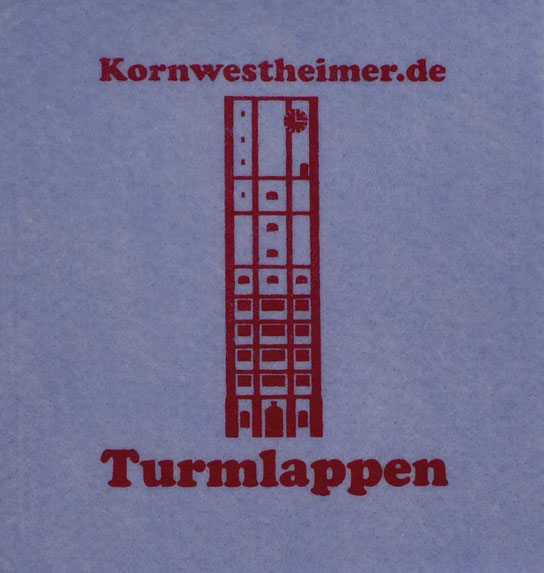 Kornwestheimer.de Turmlappen für ein strahlendes Zuhause. Kornwestheimerinnen und Kornwestheimer putzen spülend von alleine. 