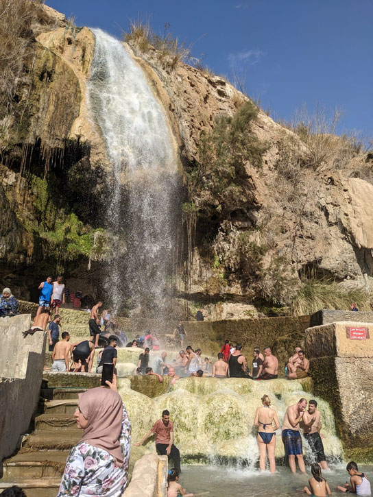 Another pool, with view on the waterfall