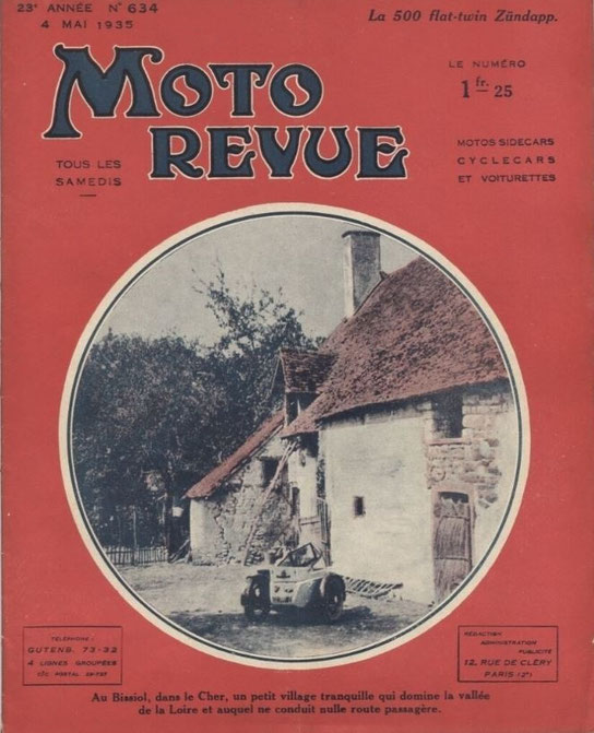 Moto Revue n° 634 (04/05/1935), Essai de la K500