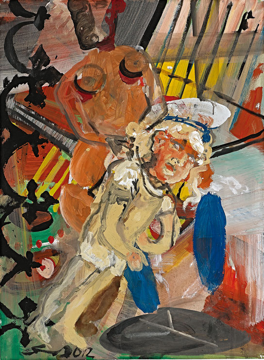 Böser Junge · 2012 ·  1.000 x 800 mm · Öl auf Pappe
