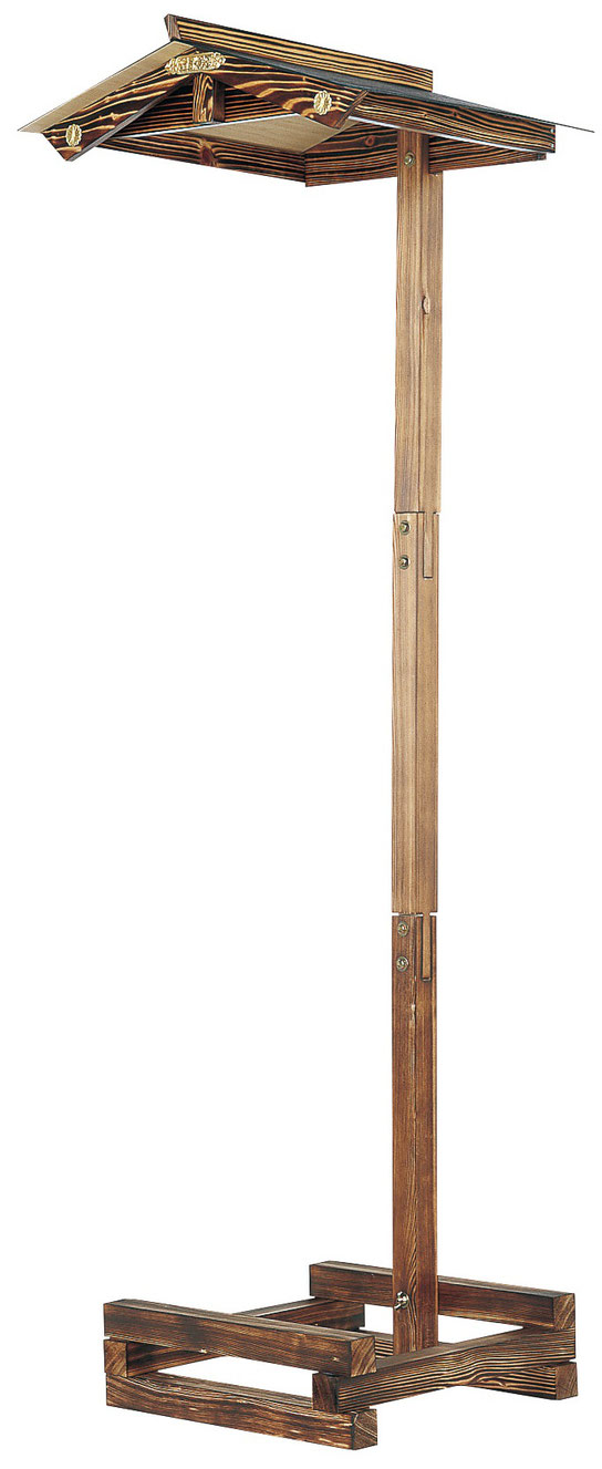 提灯スタンド 屋形焼杉（小）高さ156cm（6808-A）