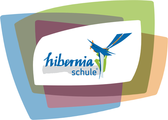 Website Signet auf der Startseite der Hiberniaschule, Waldorfschule in Herne im Ruhrgebiet