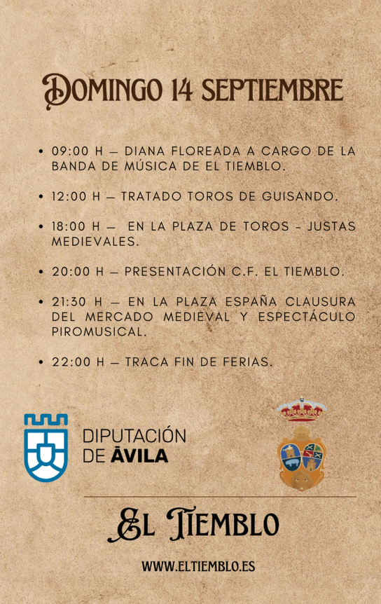 Jornadas Medievales y Los Toros de Guisando en El Tiemblo