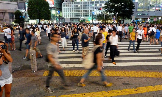 Kreuzung in Shibuya