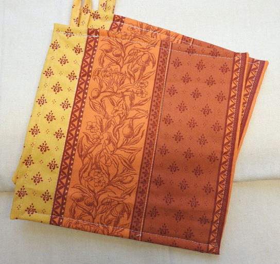 Topflappen Provence orange