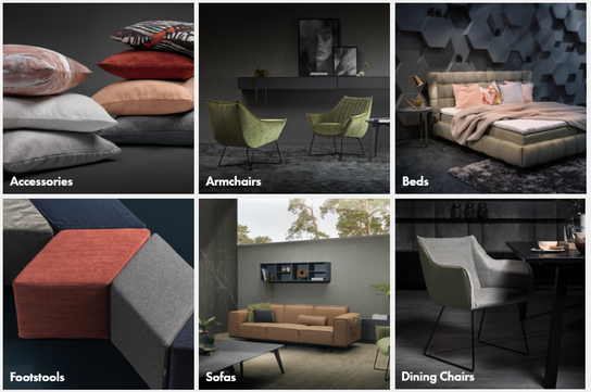 Furninova Sofas, Bett, Stuehle