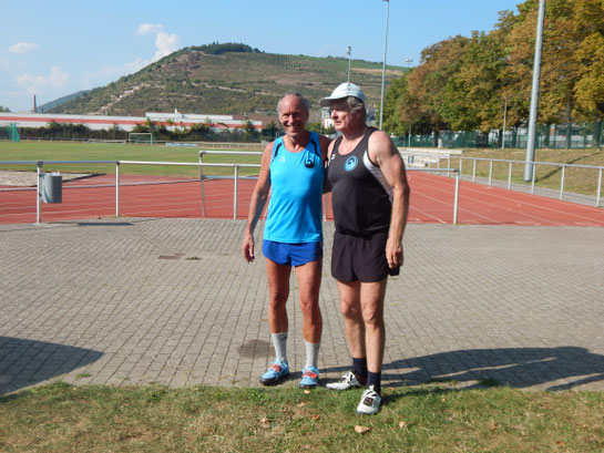 Reinhard Rhaue und Gerhard Zachrau "nach getaner Arbeit"!