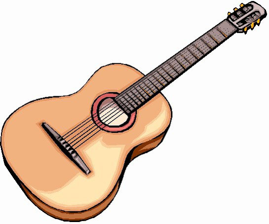 chitarra classica in disegno