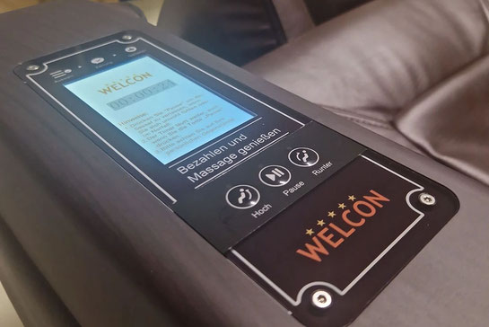 Intuitive Steuerung des WELCON 4D Pro 5.0 mit Display für Restzeitanzeige