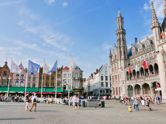 Belgien, Brügge Groote Markt Marktplatz