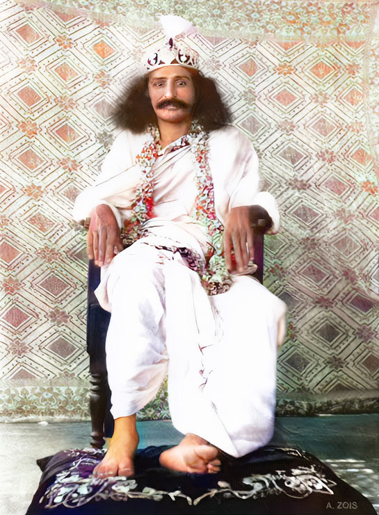 87.  1928 - Meher Baba in Toka, India.