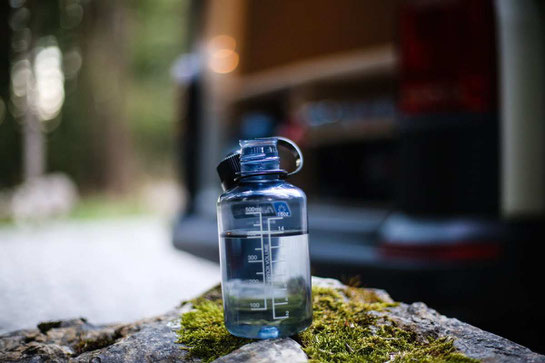 Carrying drinking water is essential while camping, especially when you’re adventuring beyond your van.
