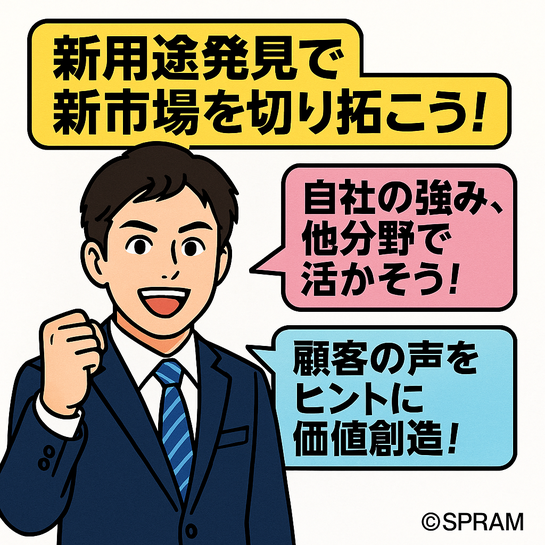 自社製品やサービスの新用途を提案しよう