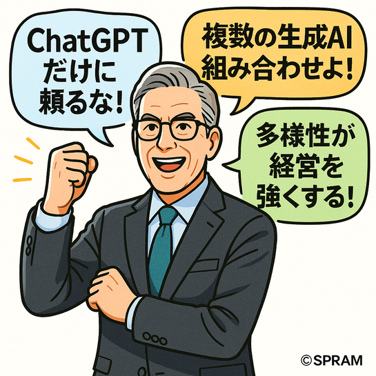 ChatGPTばかりを使わず、他の生成AI（LLM）も使うべき