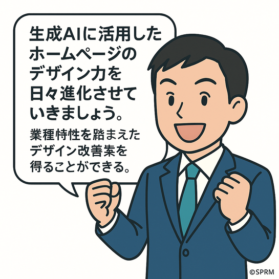 生成AIを活用したホームページデザイン改善の指摘方法