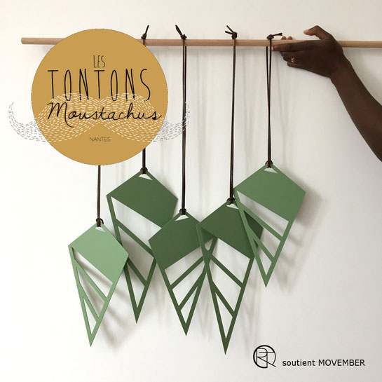 Nos bijoux de mur en soutien à Movember- décoration murale - @cprqct