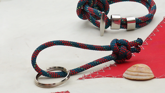 Nautical Key Chain ( 4 mm) / Nautical Bracelet 'Lee' (4 mm)