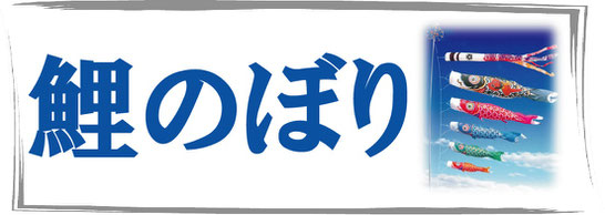 本格タイプ鯉のぼり こいのぼり　端午の節句