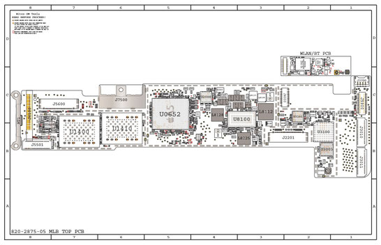 Apple iPad Schematic Diagrams, PCB layout - Schematic