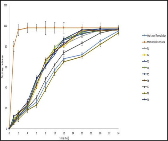 Novel excipient for direct compression with release retarding