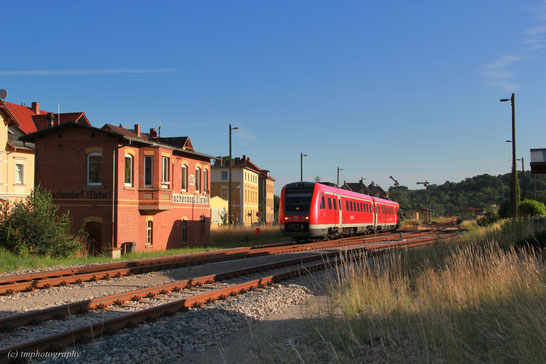 Ausfahrt Wünschendorf Ri. Berga/Elster.