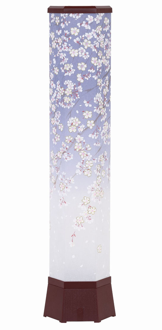 盆提灯 創作提灯 美六 大 桜吹雪（8845-90-712）