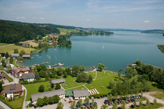 Obertrum am See - Staffl-Bucht - Camping, Strandbad, Ferienwohnung