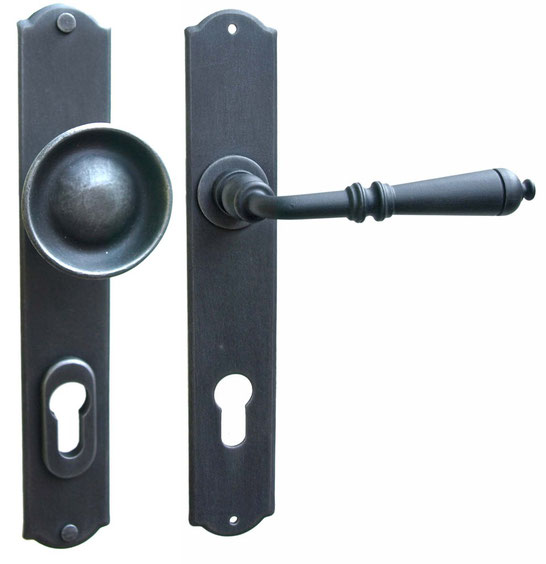 Schmiedeeisen beschläge: LS Schutzgarnitur Hardox® - Modern