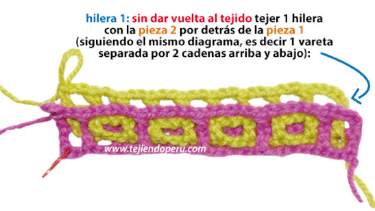 Cómo tejer el punto filet entretejido a crochet