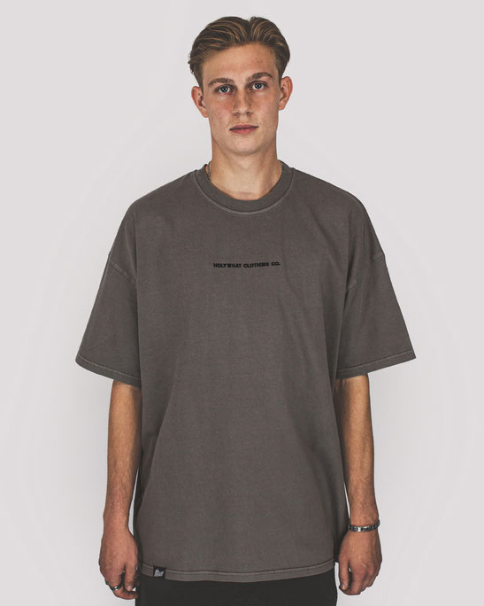 holywhat, oversized, t-shirt, portugal, sustainable, organic, organig cotton, made in portugal, streetwear, streetstyle, basic series 2, gray
