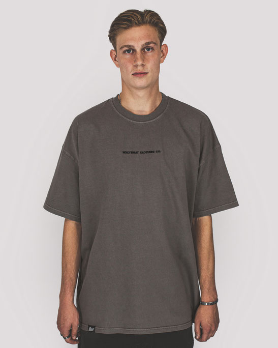 holywhat, oversized, t-shirt, portugal, sustainable, organic, organig cotton, made in portugal, streetwear, streetstyle, basic series 2, gray