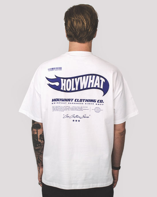 holywhat, oversized, t-shirt, cool rims, car culture, made in portugal, sustainable, organic, organig cotton, streetwear