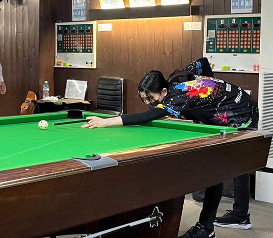 谷みいな選手。広島『Pool Workout K』にて