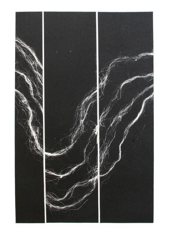Oscillation, 2019. Monotype, 35 cm x 25 cm.