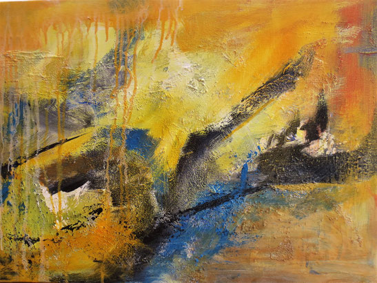 "Augenblick " Acryl , 50x70 cm , BNr. 320