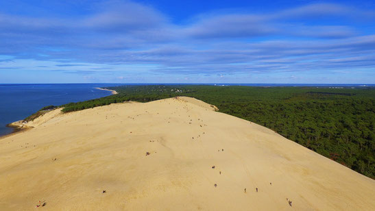 Dune du Pilat - Photo aérienne / Aerial view ©Guillaume de Weck