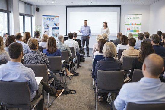 réunion professionnelle présentation opportunités PSIO Syner.J-Health bien-être France