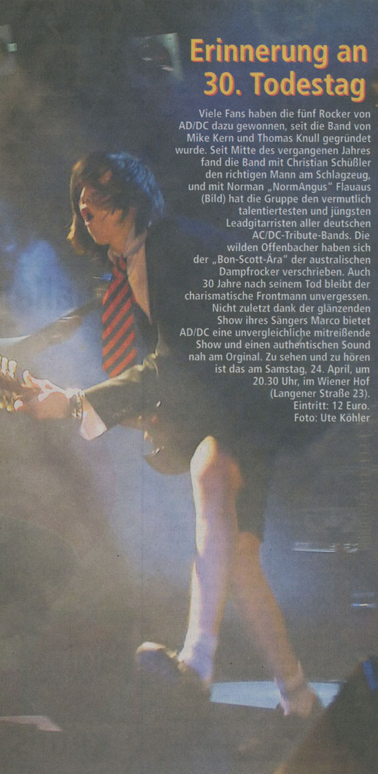 Offenbach Post, 21.04. 2010