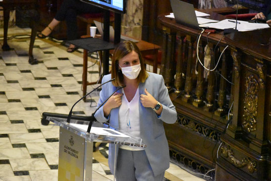 M. José Catalá, en el Pleno del Ayuntamiento de Valencia