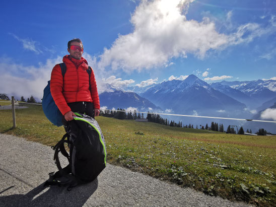 staatlich geprüfter Tandempilot Florian Eder im Zillertal