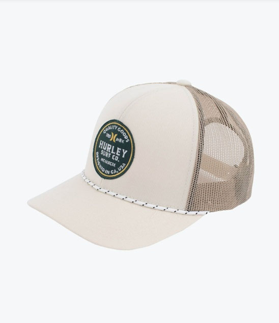 Hurley Jetties Trucker Cap Oatmeal im Angebot bei WindSucht